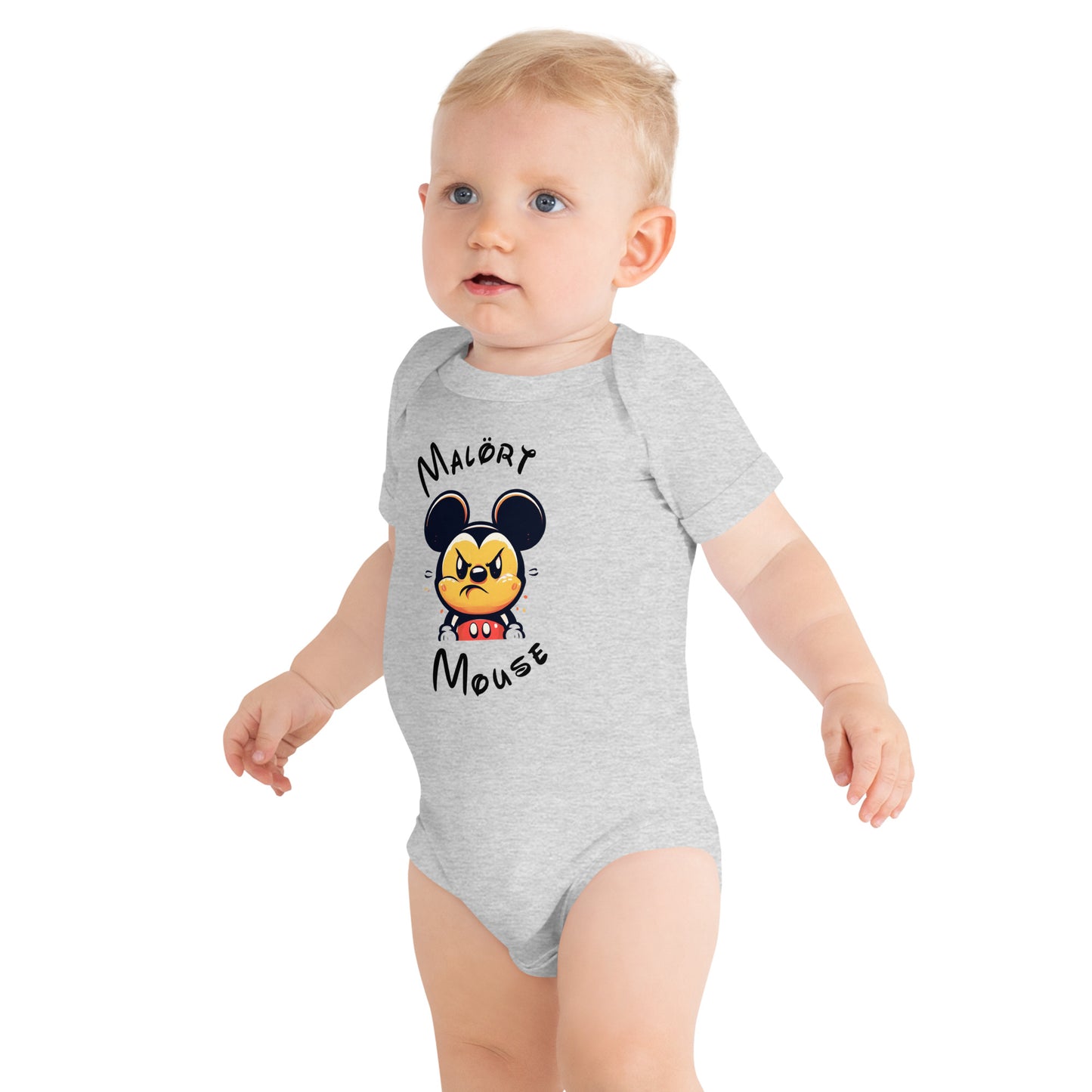 Malort Mouse: Faced Baby Bodysuit