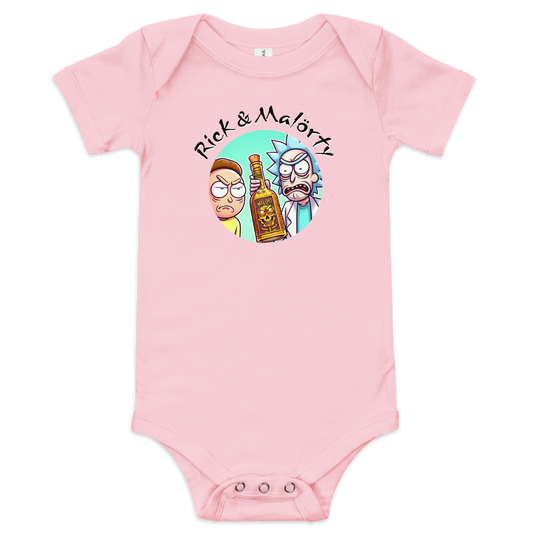 Rick & Malorty: Baby short sleeve one piece