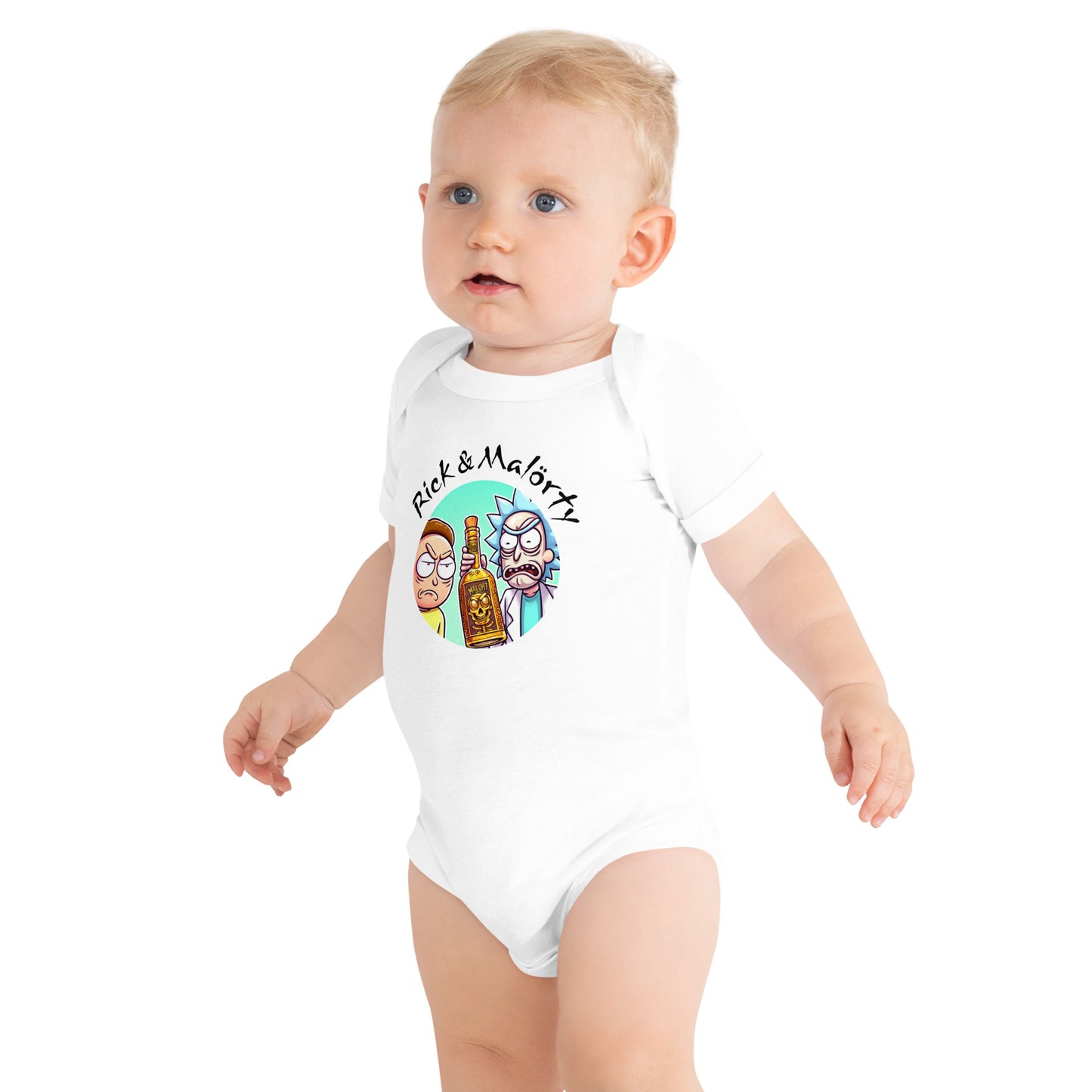 Rick & Malorty: Baby short sleeve one piece