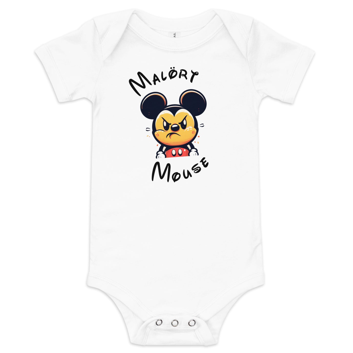 Malort Mouse: Faced Baby Bodysuit