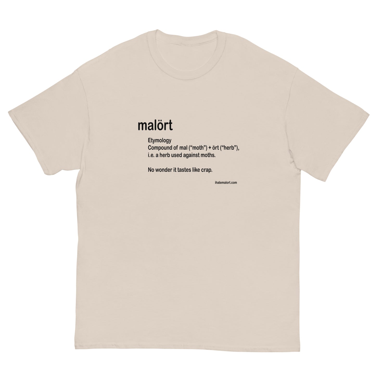 Malort: Etymology Classic tee